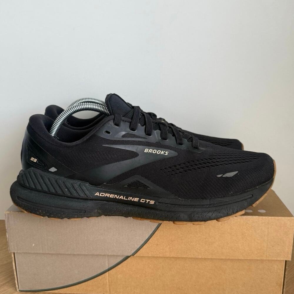 Brooks Adrenaline 23 ‘Black Gum’ Men Running Sneakers- SZ 11 - Picture 2 of 16